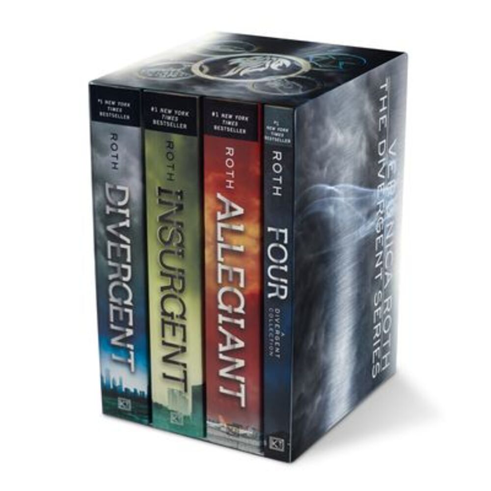 Divergent Series Set: Divergent, Insurgent, Allegiant, Four -- Veronica Roth